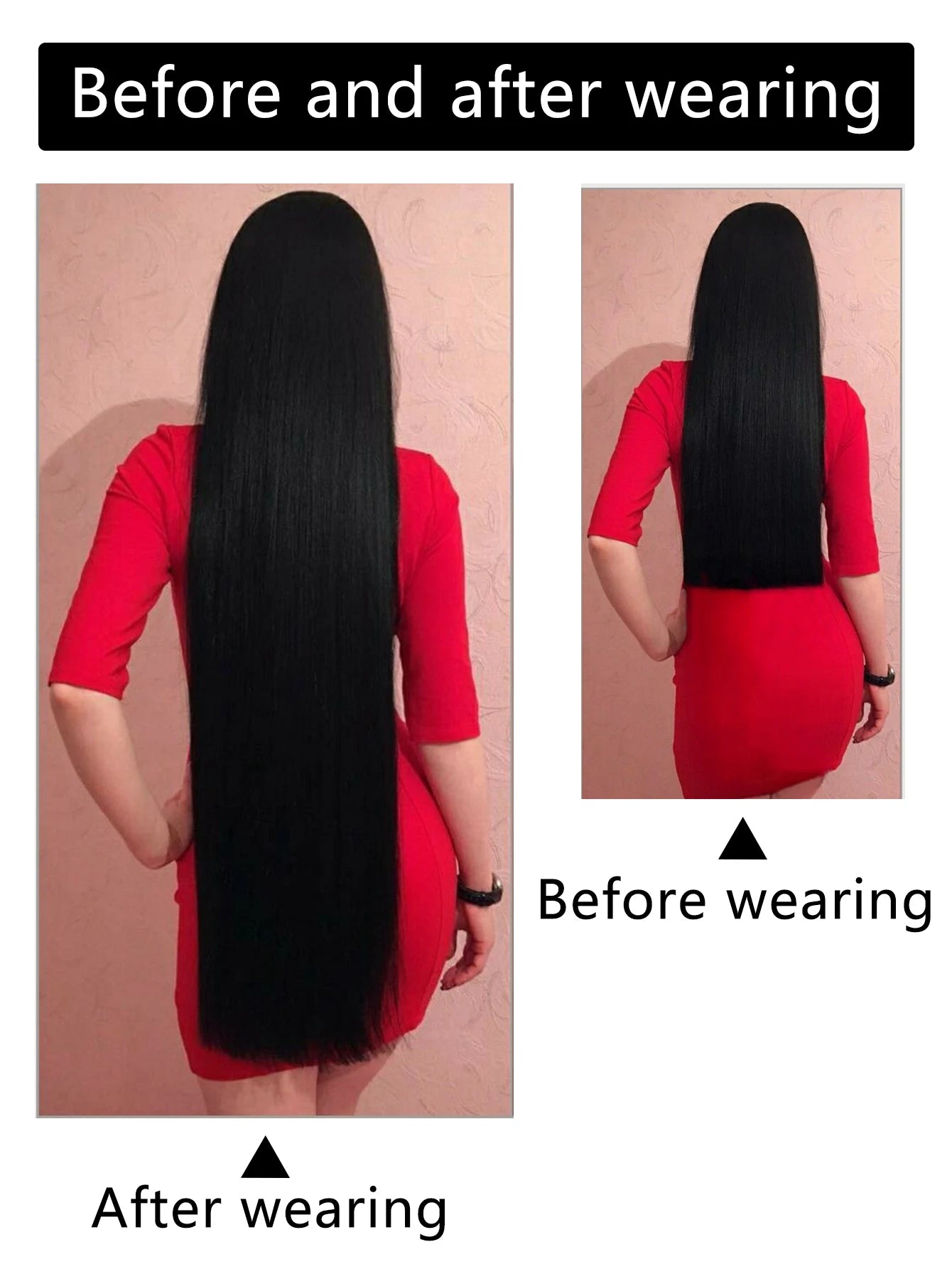 Extensiones largas para el pelo