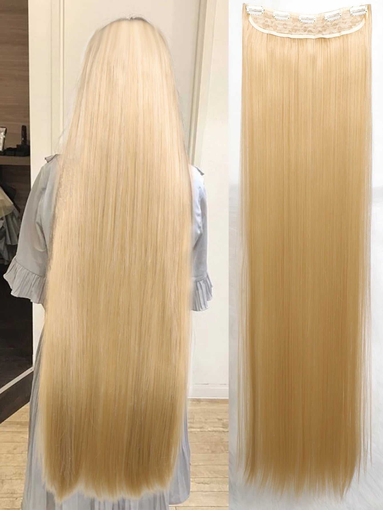 Extensiones largas para el pelo