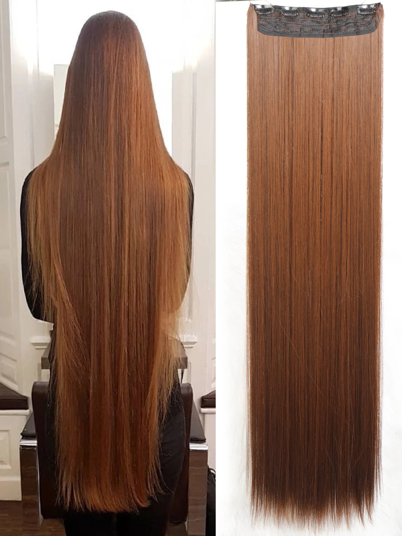 Extensiones largas para el pelo