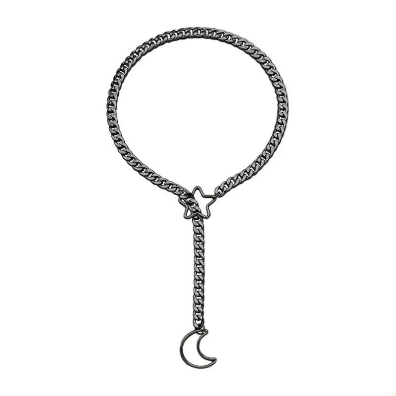 Colgante de estrella y luna