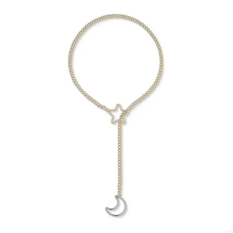Colgante de estrella y luna