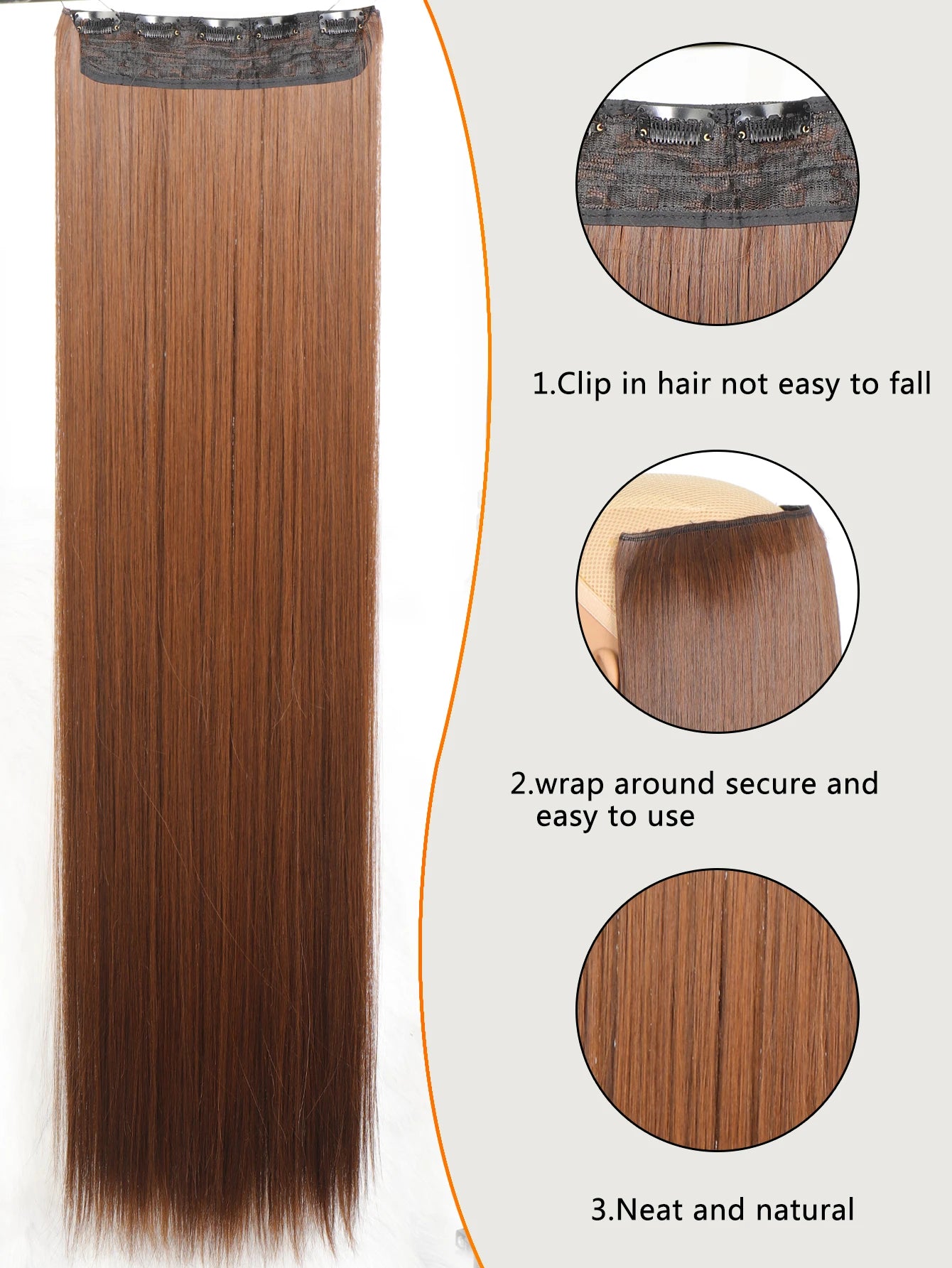 Extensiones largas para el pelo