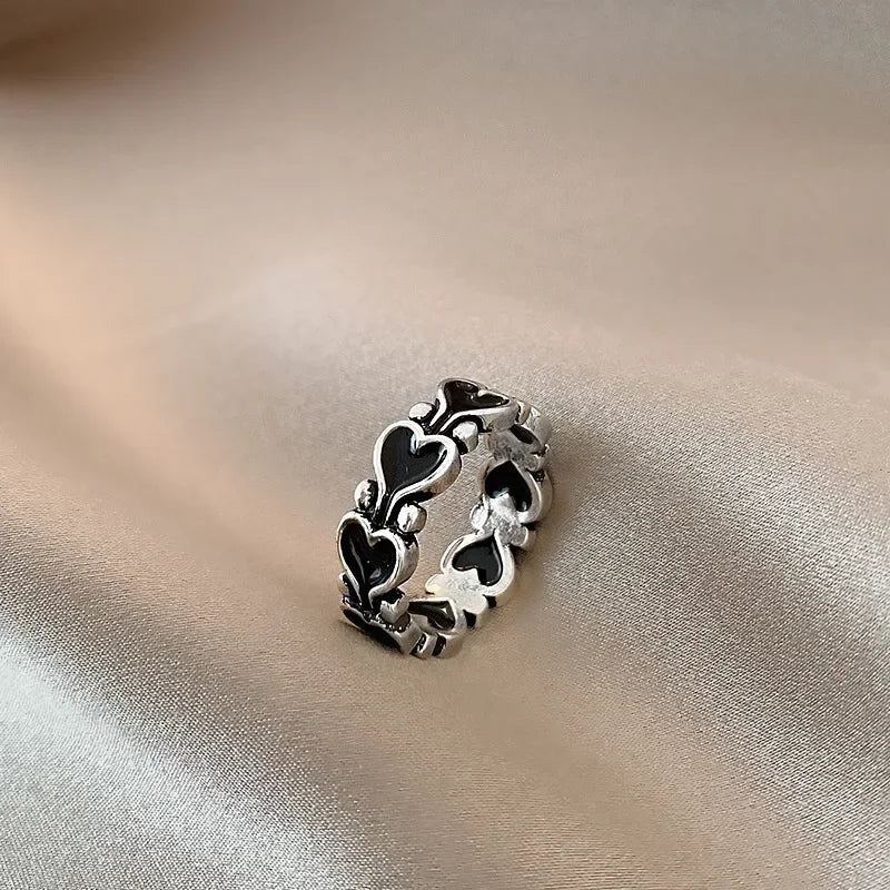 anillos de corazón