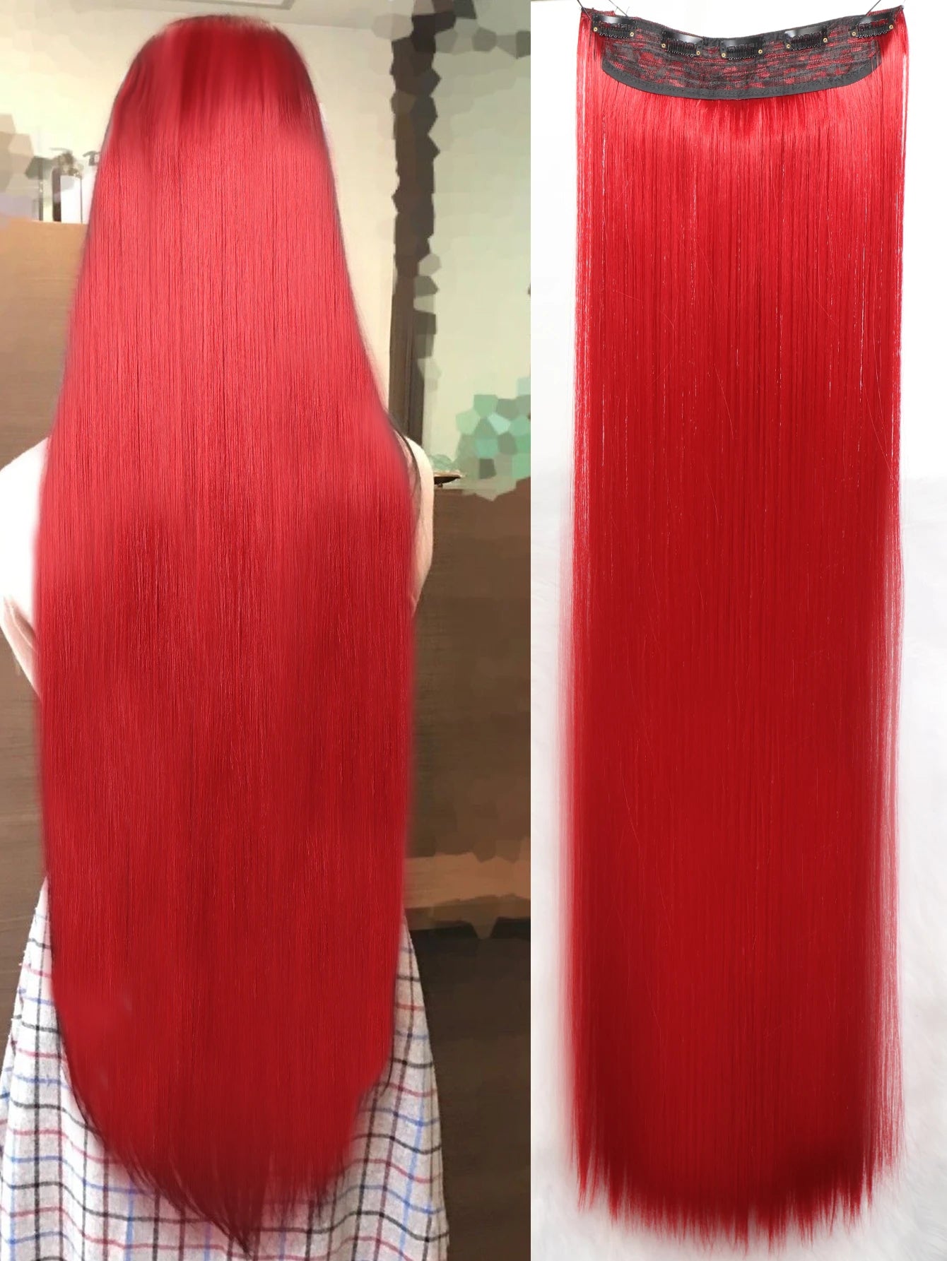 Extensiones largas para el pelo