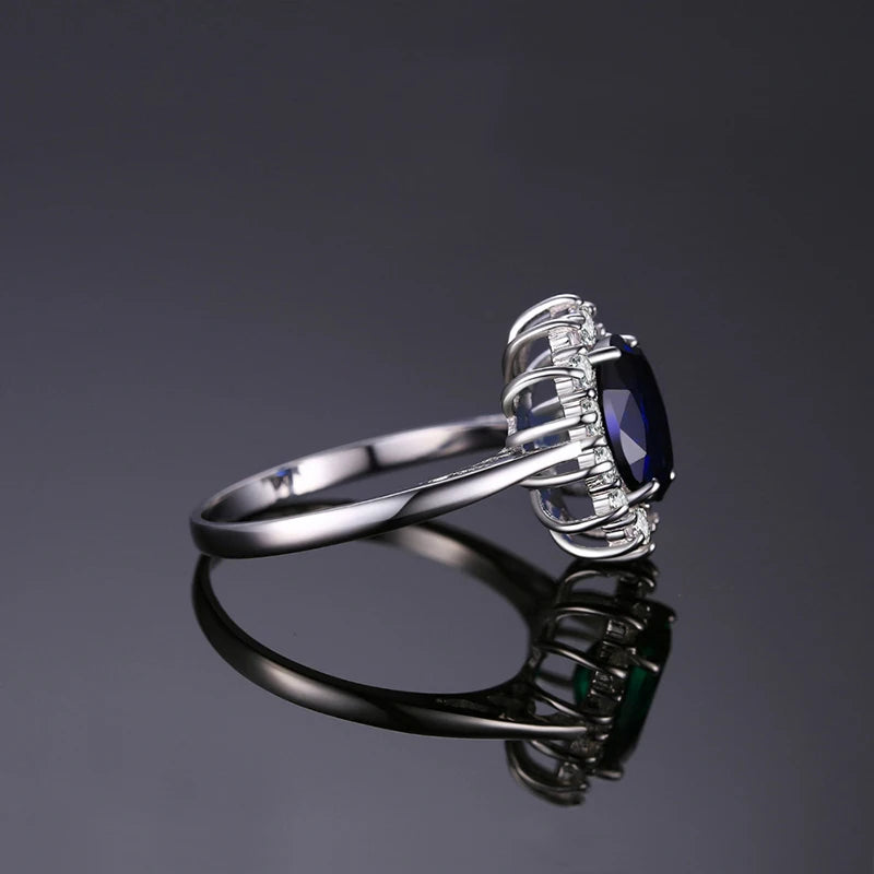 anillo de plata de ley de ojo de sirena
