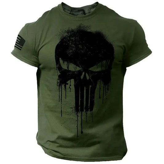 Camiseta militar hombre