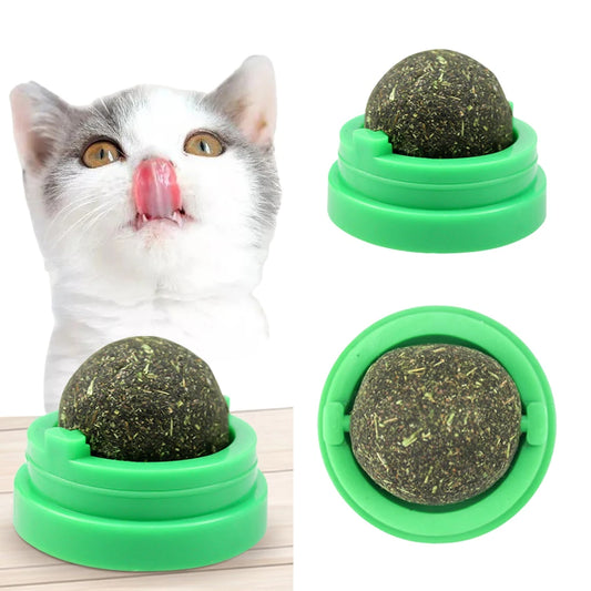 Bola con hierbas relajantes para gatos