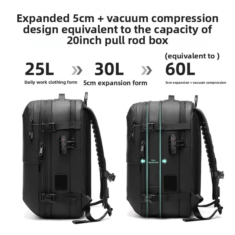 Mochila espaciosa con cargador para el móvil