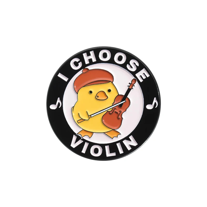 Pins de patos y pingüinos