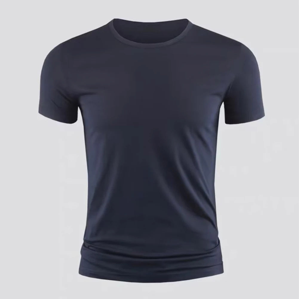 Camiseta básica de manga corta para hombre