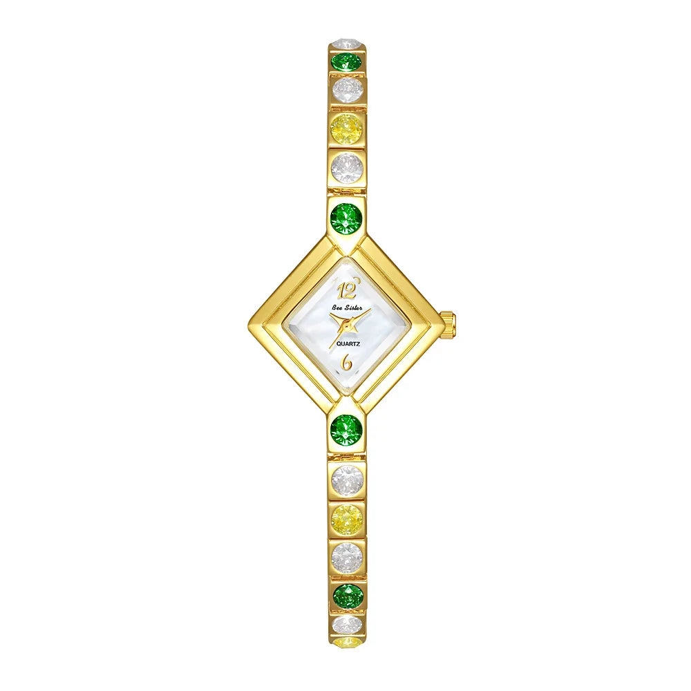 Reloj de acero inoxidable y resistente al agua para mujeres.