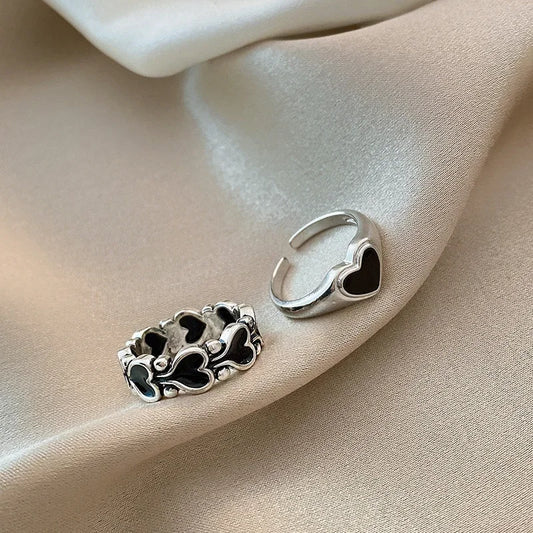anillos de corazón