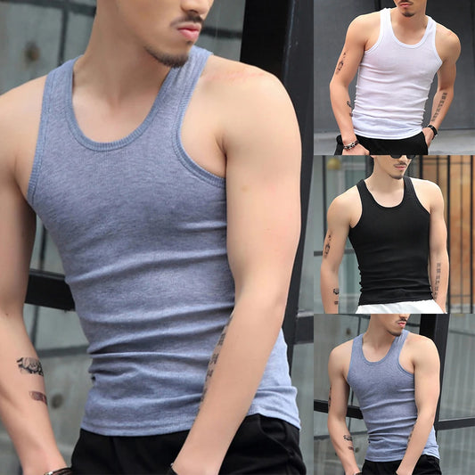 Camiseta básica de tirantes para hombre
