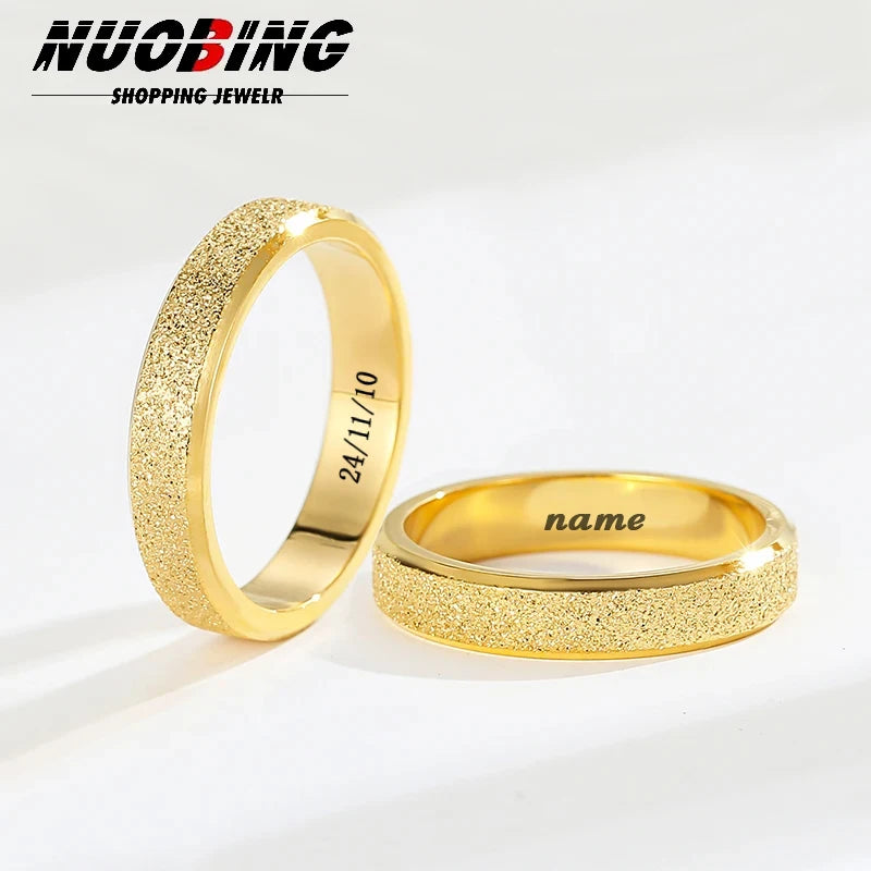 Anillos inoxidables personalizados