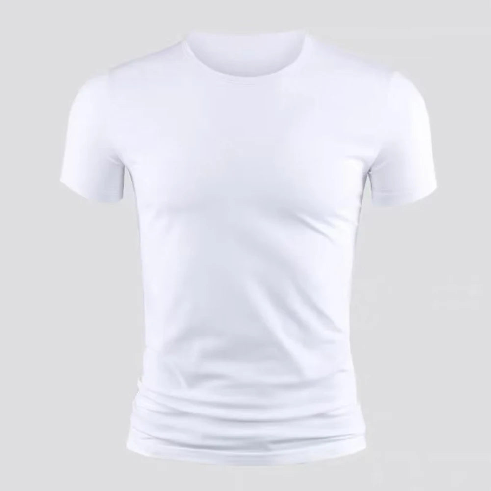 Camiseta básica de manga corta para hombre