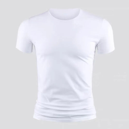Camiseta básica de manga corta para hombre