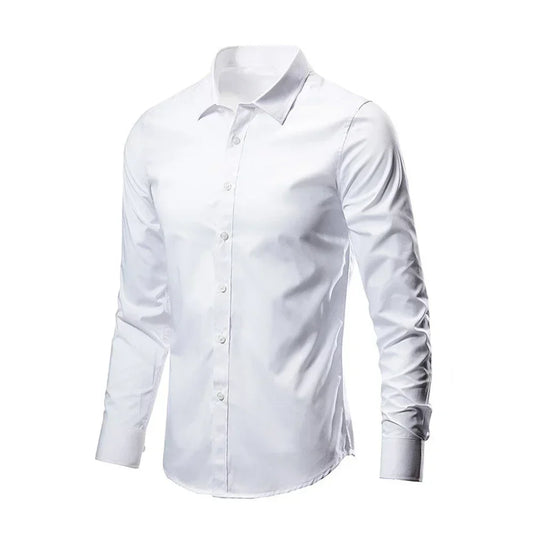 Camisa formal de manga larga para hombre