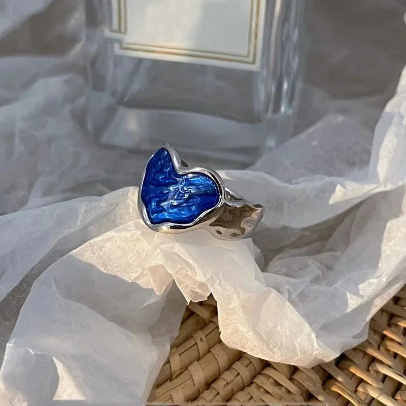 Anillo ajustable de corazón