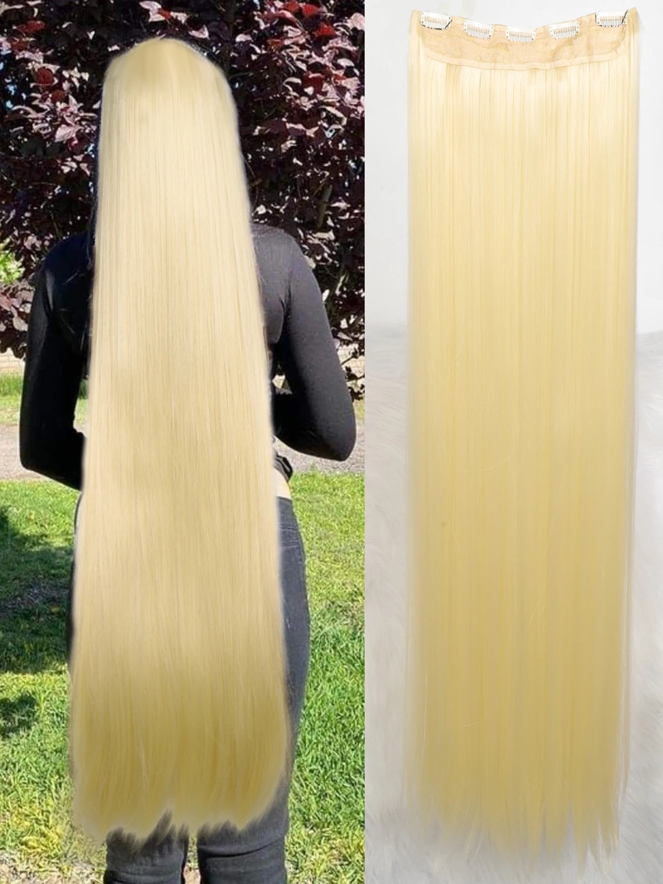 Extensiones largas para el pelo