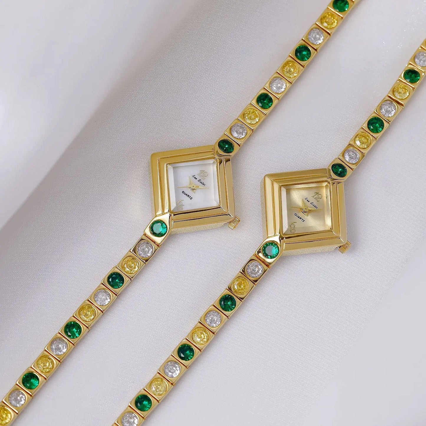 Reloj de acero inoxidable y resistente al agua para mujeres.