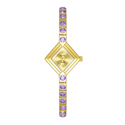 Reloj de acero inoxidable y resistente al agua para mujeres.