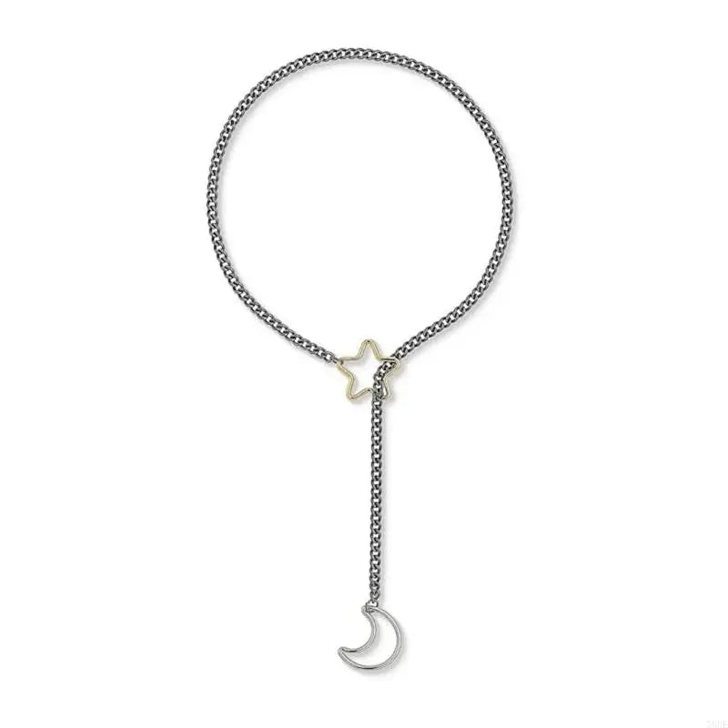 Colgante de estrella y luna