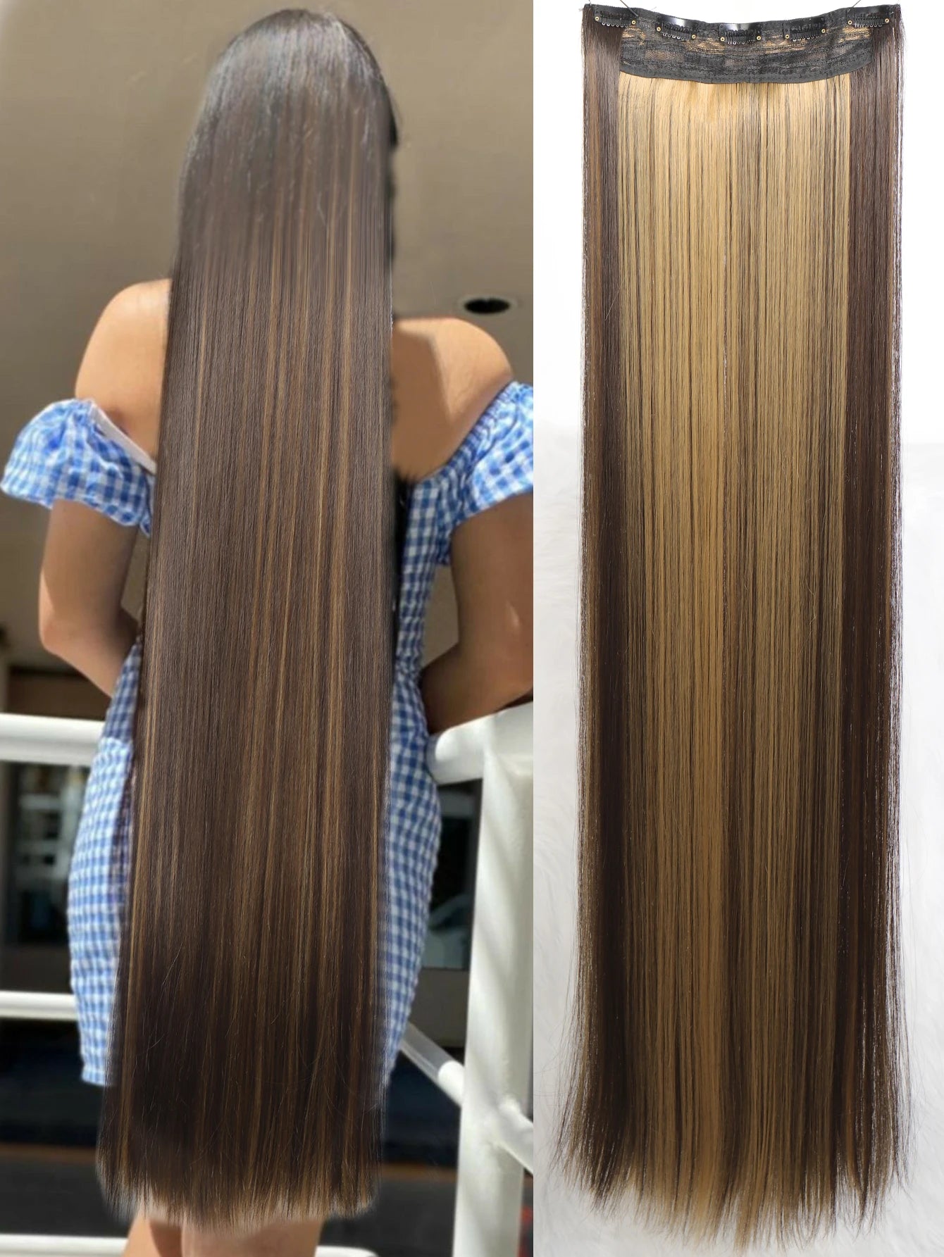 Extensiones largas para el pelo
