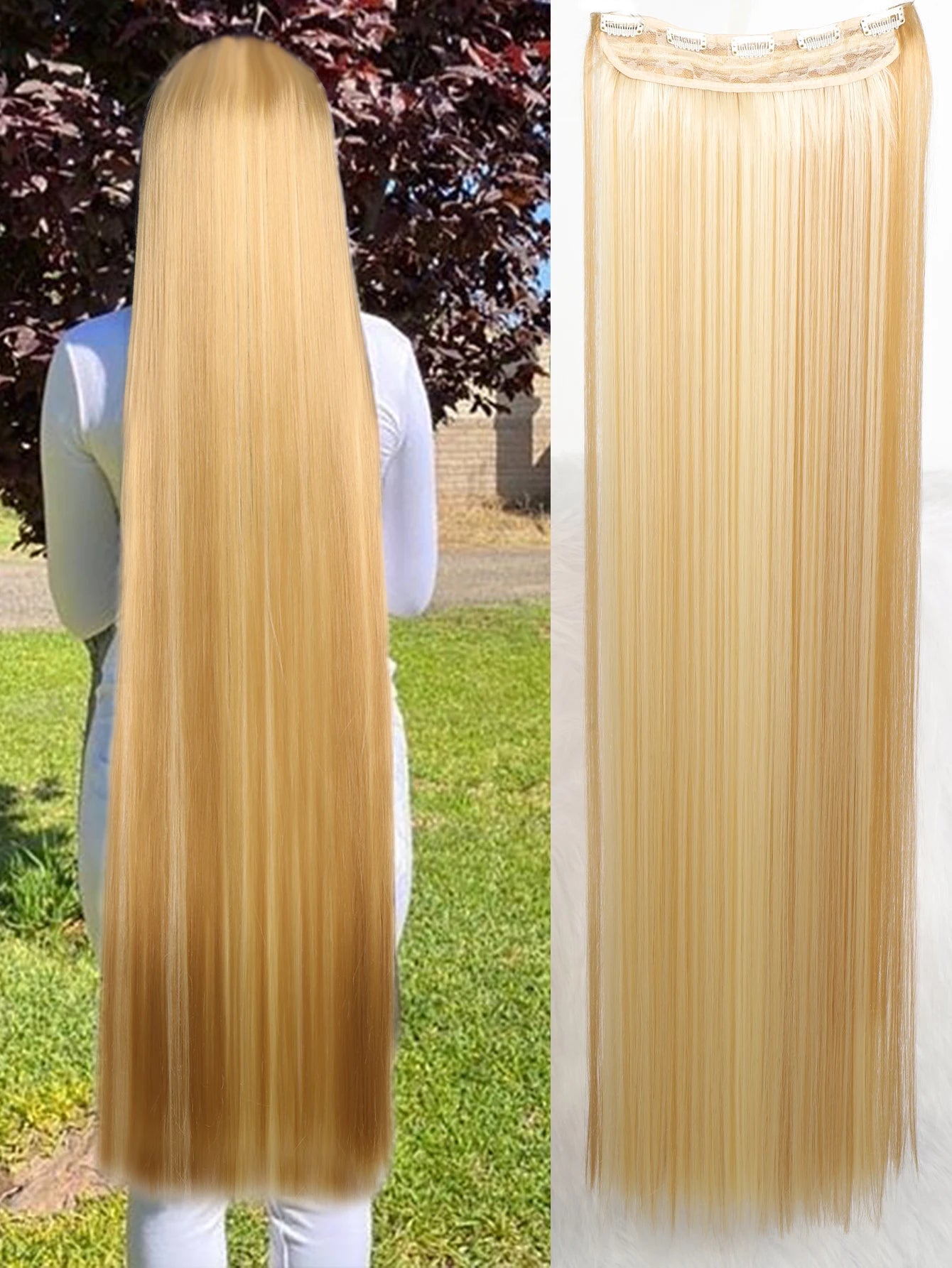 Extensiones largas para el pelo