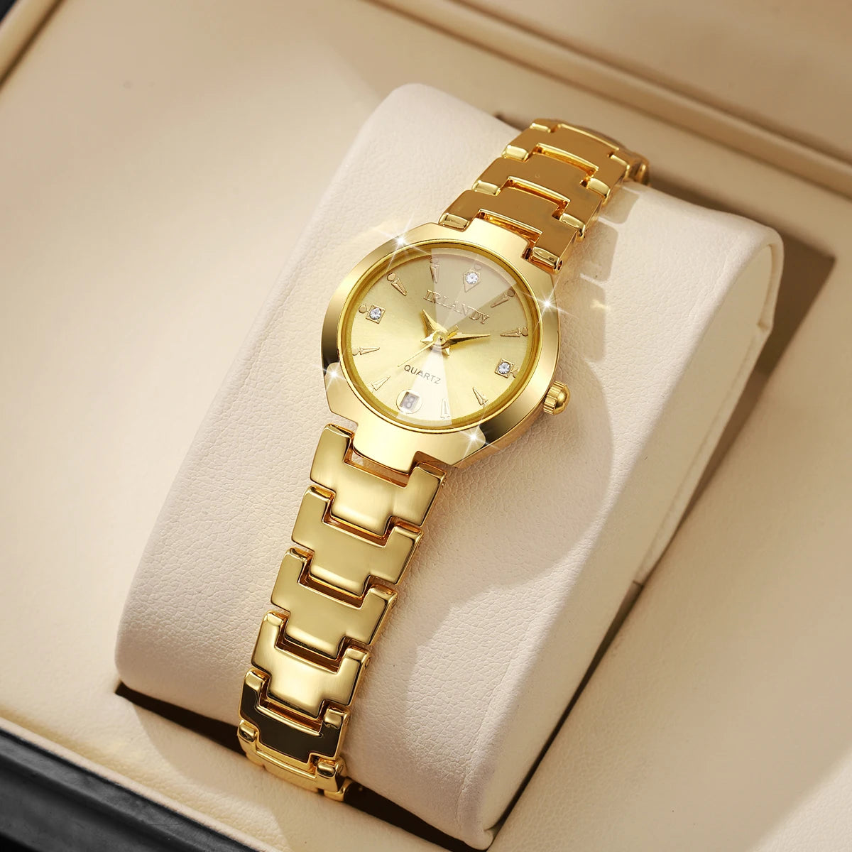 Reloj de acero inoxidable para mujer