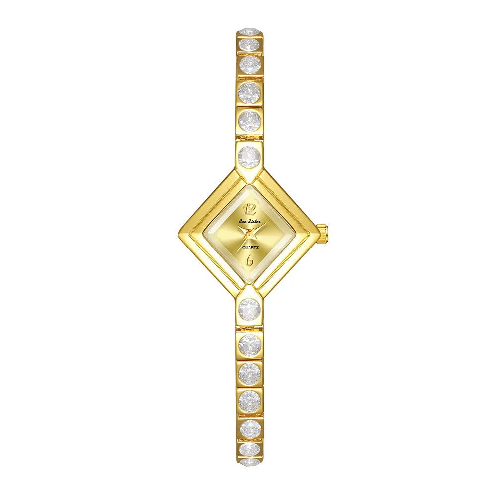 Reloj de acero inoxidable y resistente al agua para mujeres.