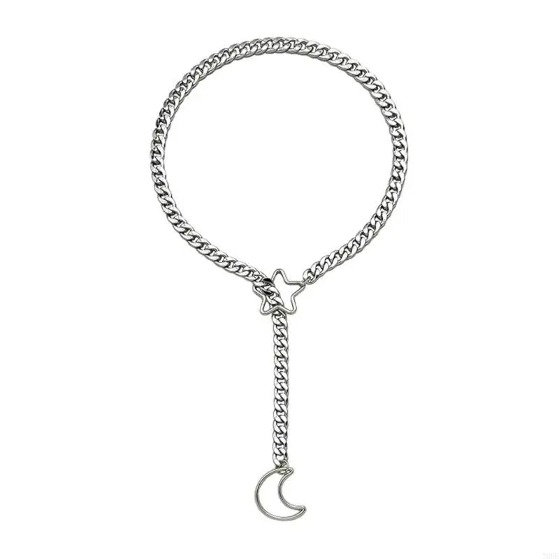 Colgante de estrella y luna