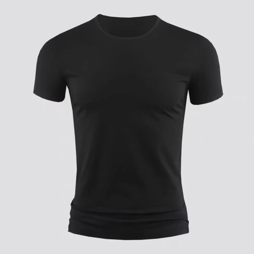 Camiseta básica de manga corta para hombre