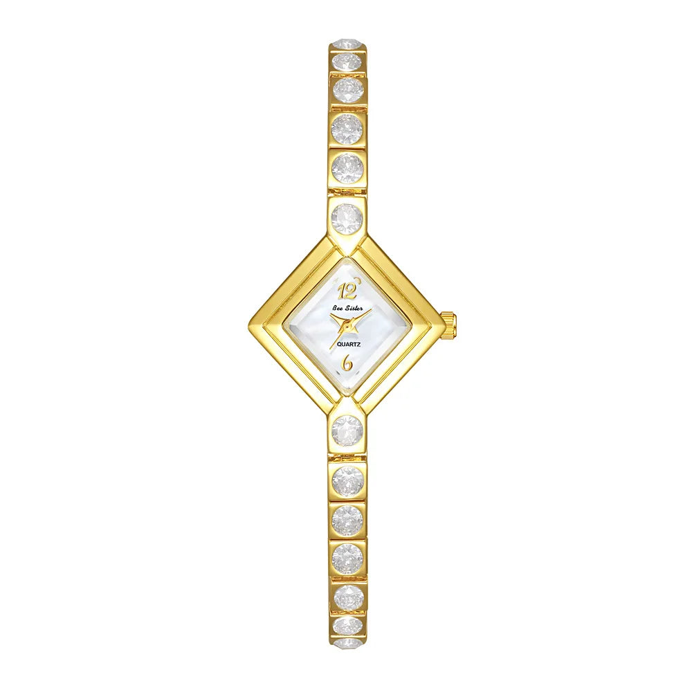 Reloj de acero inoxidable y resistente al agua para mujeres.