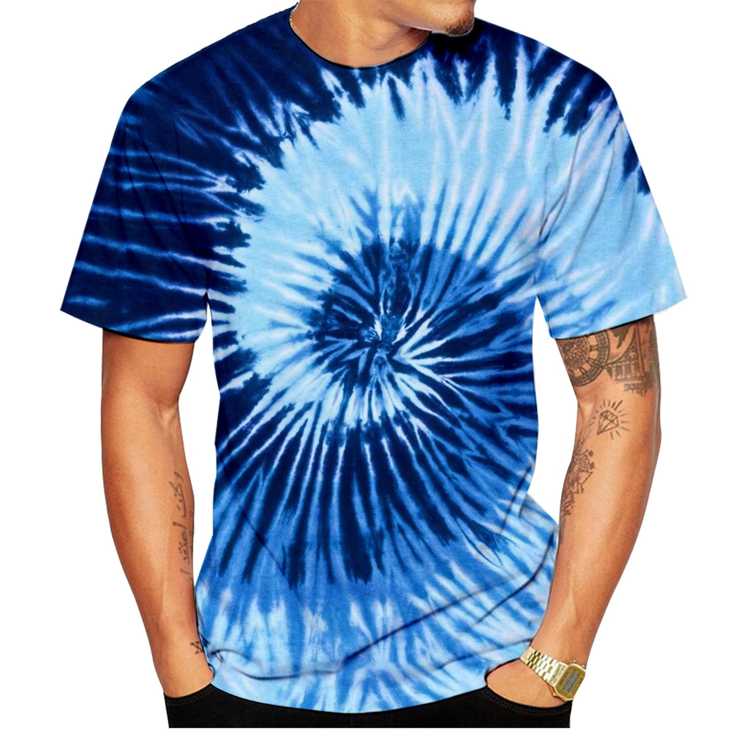 Camiseta hippie tie-dye