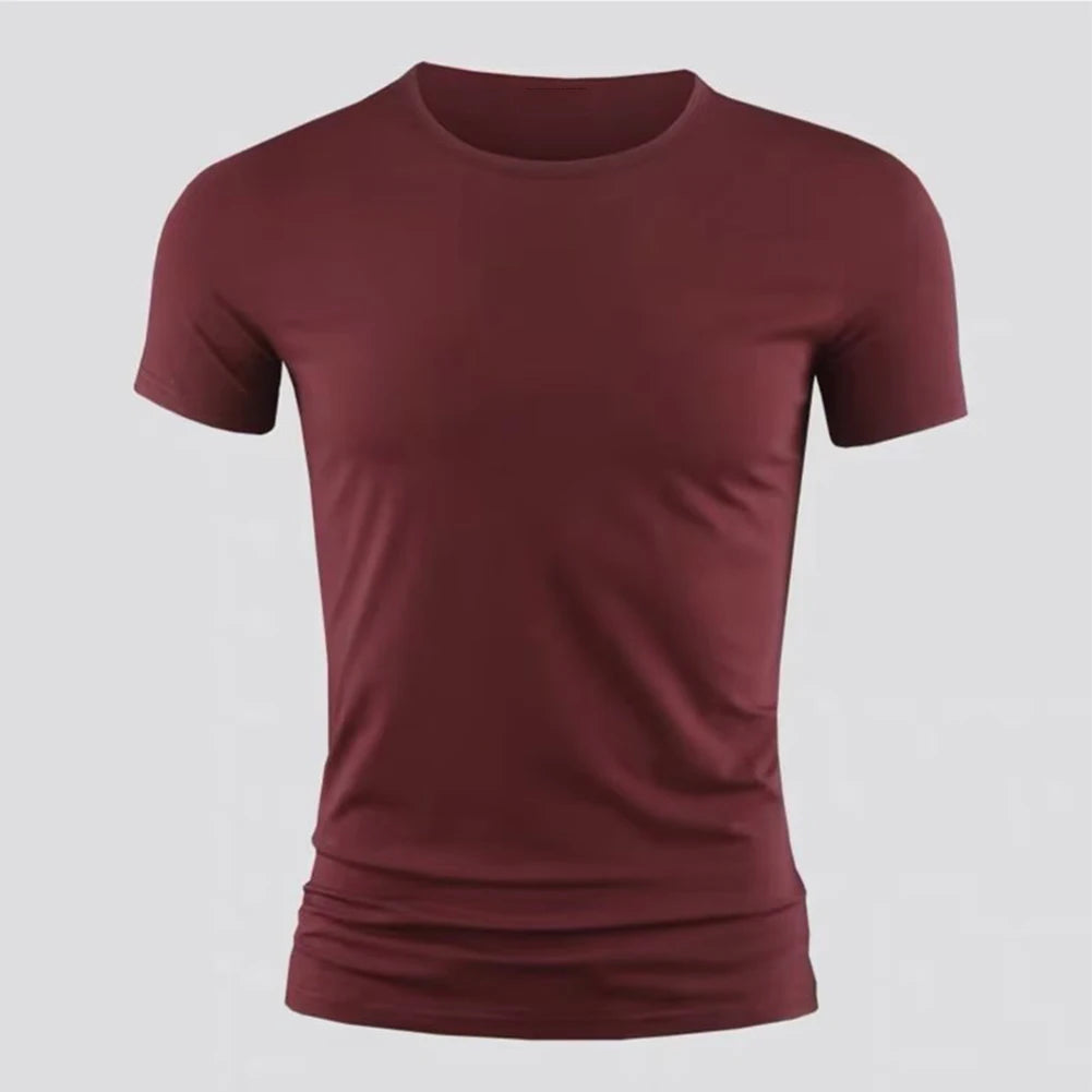 Camiseta básica de manga corta para hombre