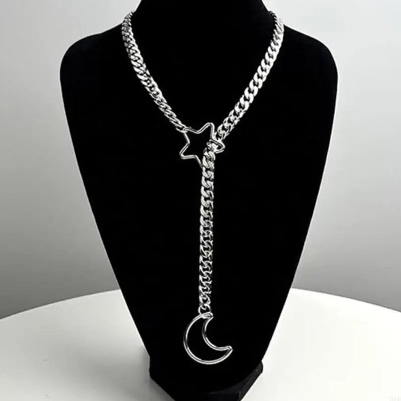 Colgante de estrella y luna