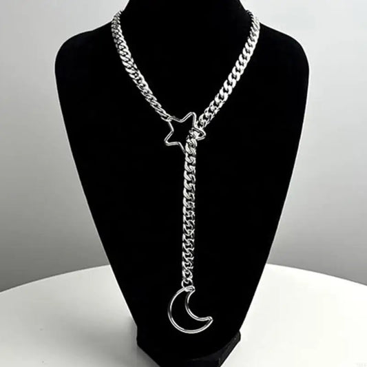 Colgante de estrella y luna