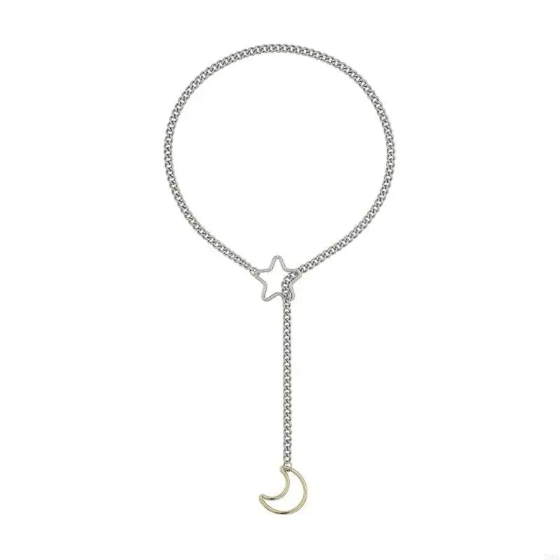 Colgante de estrella y luna